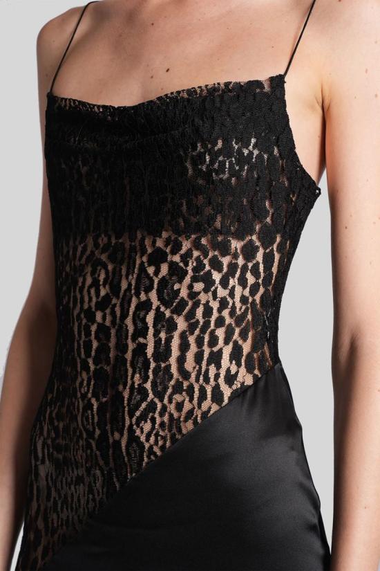 25FW 발망 롱 원피스 428167 FF1RN152MH30 Black - BALMAIN