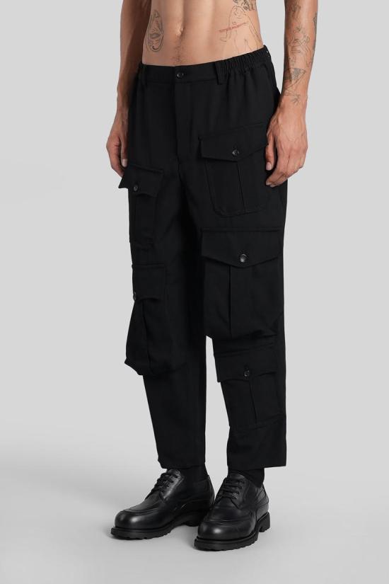 25FW 꼼데가르송 숏팬츠 426246 PP P043 W25 Black - COMME DES GARCONS