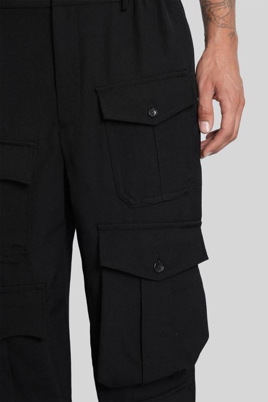 25FW 꼼데가르송 숏팬츠 426246 PP P043 W25 Black - COMME DES GARCONS