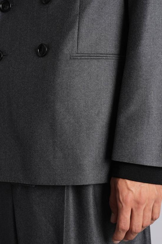 25FW 아미 코트 427621 HBV006 WV0023 GREY - AMI