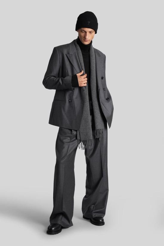 25FW 아미 코트 427621 HBV006 WV0023 GREY - AMI