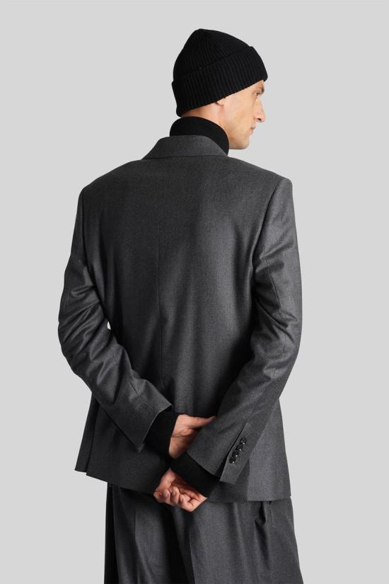 25FW 아미 코트 427621 HBV006 WV0023 GREY - AMI