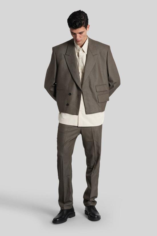 25FW 엔타이어 스튜디오 긴팔 셔츠 425880 ESU W25 2007 Beige - ENTIRE STUDIOS