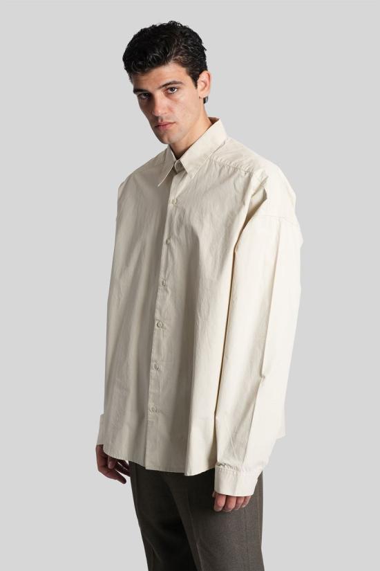 25FW 엔타이어 스튜디오 긴팔 셔츠 425880 ESU W25 2007 Beige - ENTIRE STUDIOS