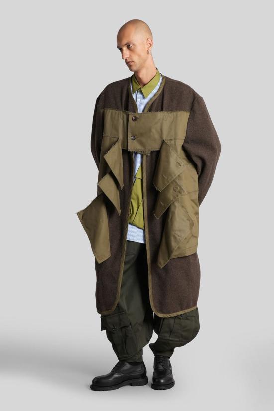 25FW 꼼데가르송 자켓 428031 PP C008 W25 GREEN - COMME DES GARCONS