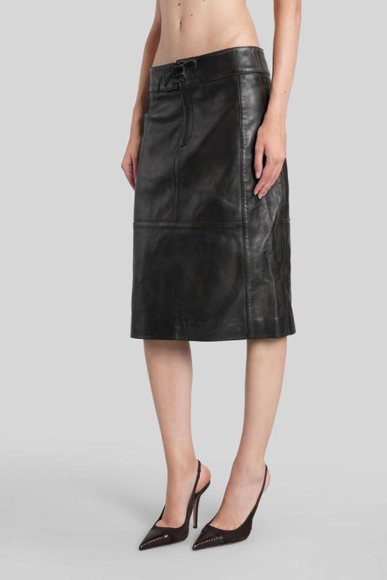 25FW 크리스토퍼에스버 미디 스커트 425660 25024573 Black - CHRISTOPHER ESBER