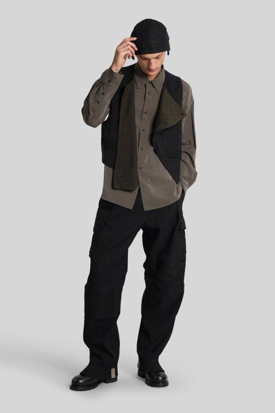 25FW 지기 첸 긴팔 셔츠 429033 0M2530702 GREY - ZIGGY CHEN