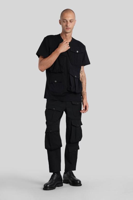 25FW 꼼데가르송 반팔 티셔츠 426247 PP T005 W25 Black - COMME DES GARCONS