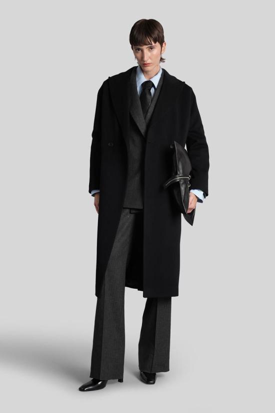 25FW 딸리아토레 코트 425695 350001UPER013 Black - TAGLIATORE