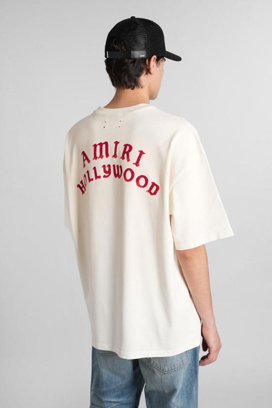 25FW 아미리 반팔 티셔츠 423480 AMJYTE1204 Beige - AMIRI