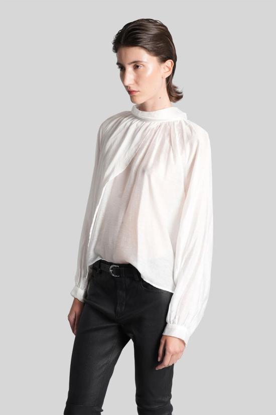 25FW 이로 블라우스 424261 WM16NAHAE WHITE - IRO