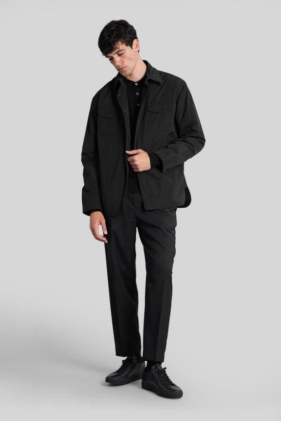 25FW 아스페시 긴팔 셔츠 427256 M197V108 Black - ASPESI