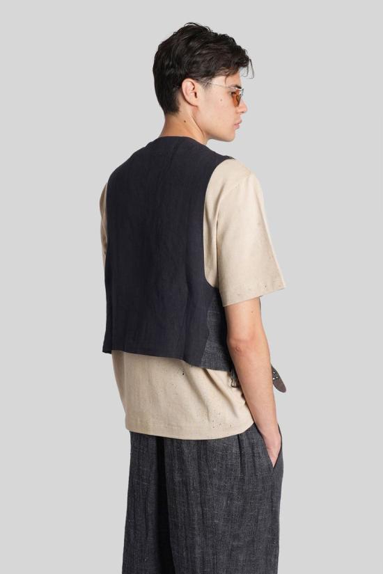 25FW 지기 첸 베스트 423056 0M2520101 BLUE - ZIGGY CHEN