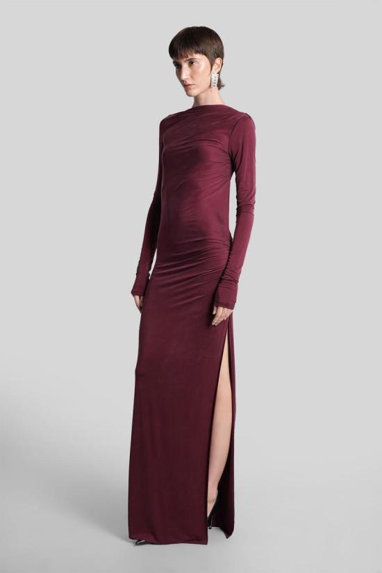 25FW 안다마네 롱 원피스 425740 T180129ATJV045 Red - ANDAMANE