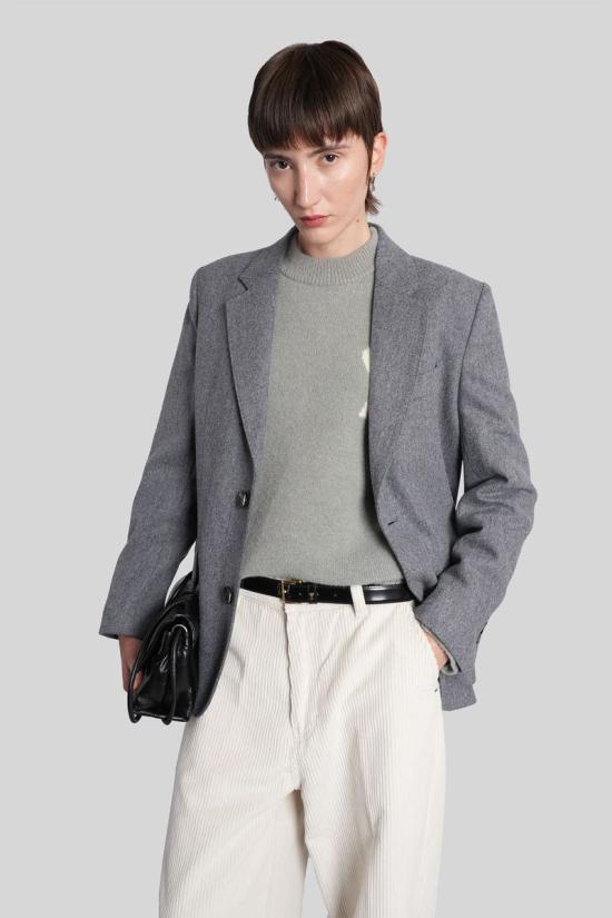 25FW 아미 수트 자켓 427924 FBV001 WV0058 GREY - AMI