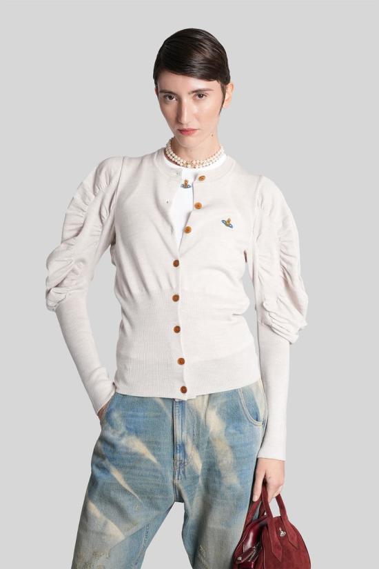 25FW 비비안웨스트우드 가디건 429224 1803005B Y0006 GREY