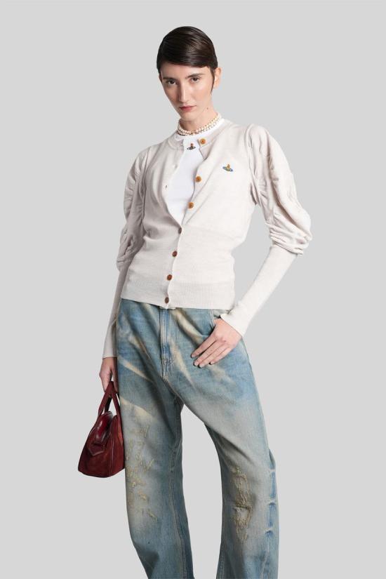 25FW 비비안웨스트우드 가디건 429224 1803005B Y0006 GREY - VIVIENNE WESTWOOD