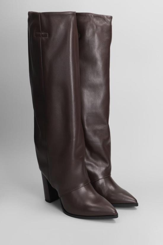 25FW 지젤 모아레 부츠 423459 DIXI Brown - GISEL MOIRE