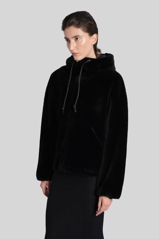 25FW 블랑샤 무톤 424635 25069 300 Black - BLANCHA