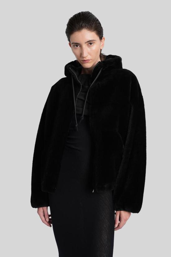 25FW 블랑샤 무톤 424635 25069 300 Black - BLANCHA