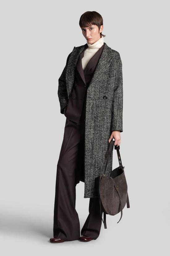 25FW 딸리아토레 코트 428271 340319U25I336 Black - TAGLIATORE