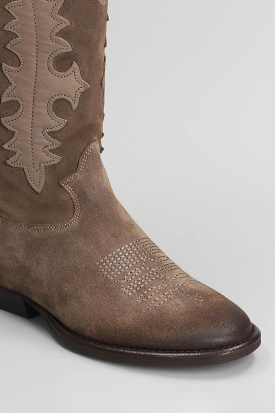 25FW 지젤 모아레 부츠 423562 KANSAS Brown - GISEL MOIRE