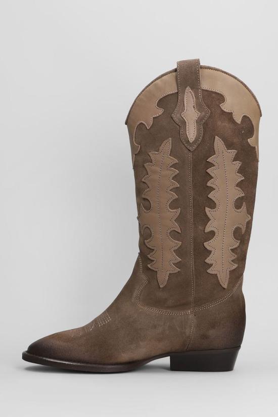 25FW 지젤 모아레 부츠 423562 KANSAS Brown - GISEL MOIRE