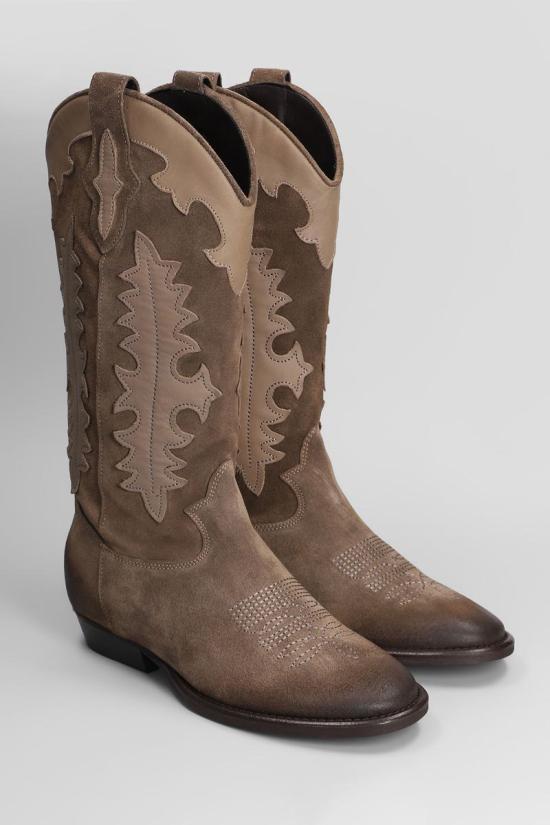 25FW 지젤 모아레 부츠 423562 KANSAS Brown - GISEL MOIRE