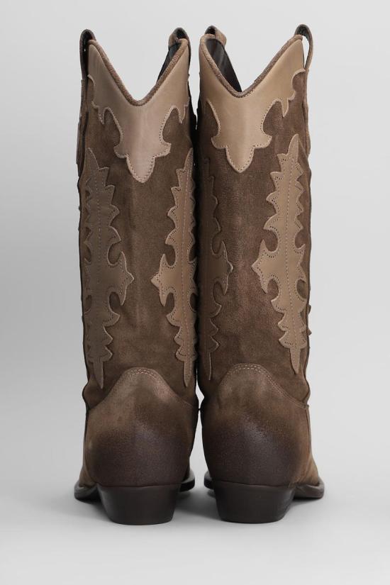 25FW 지젤 모아레 부츠 423562 KANSAS Brown - GISEL MOIRE