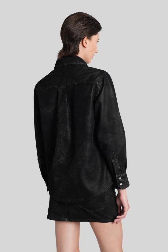 25FW 이자벨마랑에뚜왈 셔츠 424802 CH0240FA C3B01E Black - ISABEL MARANT ETOILE