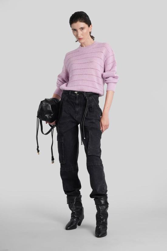 25FW 이자벨마랑에뚜왈 데님 팬츠 424809 PA0558FA B1H04E Black - ISABEL MARANT ETOILE