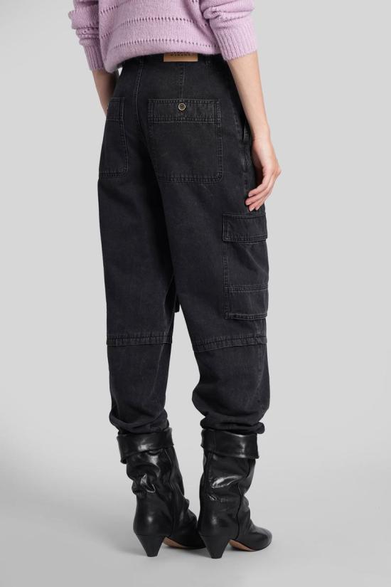 25FW 이자벨마랑에뚜왈 데님 팬츠 424809 PA0558FA B1H04E Black - ISABEL MARANT ETOILE