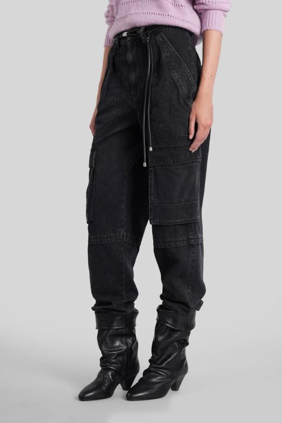 25FW 이자벨마랑에뚜왈 데님 팬츠 424809 PA0558FA B1H04E Black - ISABEL MARANT ETOILE