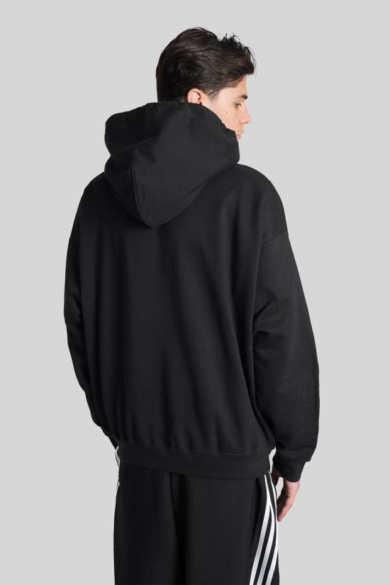 25FW 아디다스 Y3 후드 티셔츠 424303 KA3112 Black - ADIDAS Y3