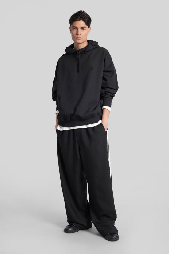 25FW 아디다스 Y3 후드 티셔츠 424303 KA3112 Black - ADIDAS Y3