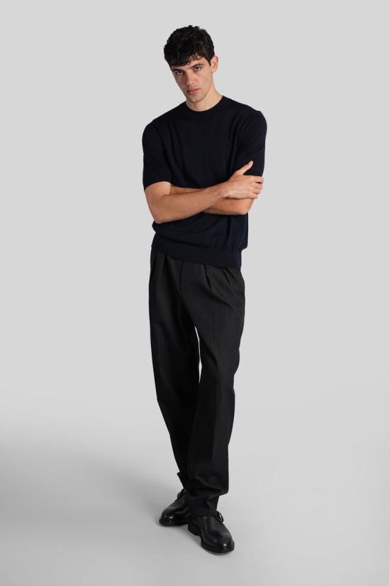 25FW 발렌타인 반팔 티셔츠 427672 B2W067 16W02 BLUE - BALLANTYNE