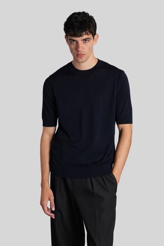 25FW 발렌타인 반팔 티셔츠 427672 B2W067 16W02 BLUE