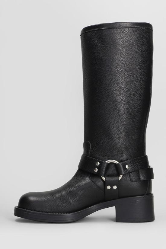 25FW 지젤 모아레 부츠 424095 WINDSOR Black - GISEL MOIRE