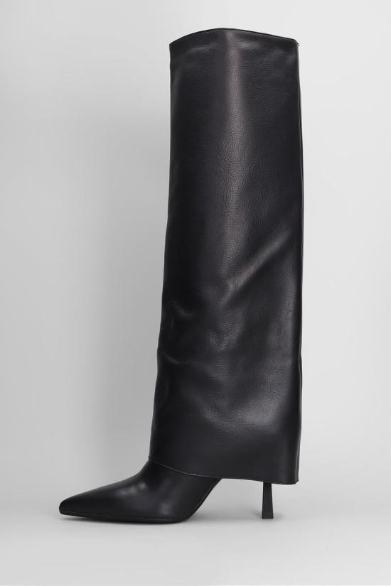 25FW 지젤 모아레 부츠 424091 SABRINA Black - GISEL MOIRE