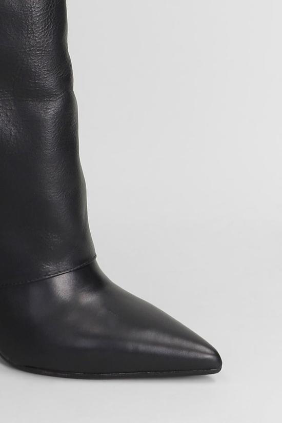 25FW 지젤 모아레 부츠 424091 SABRINA Black - GISEL MOIRE