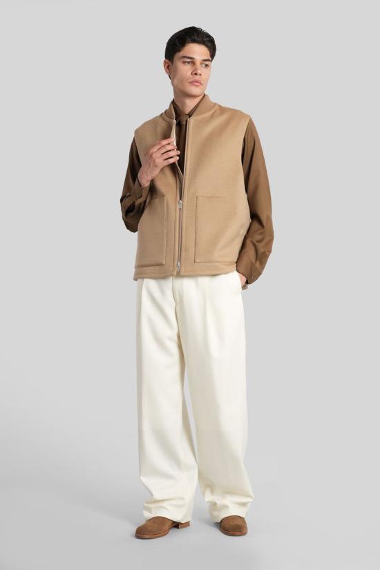 25FW 라르디니 베스트 424434 AABYRNECN65602 Brown - LARDINI