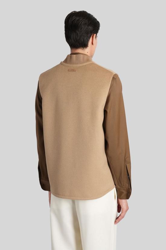 25FW 라르디니 베스트 424434 AABYRNECN65602 Brown - LARDINI