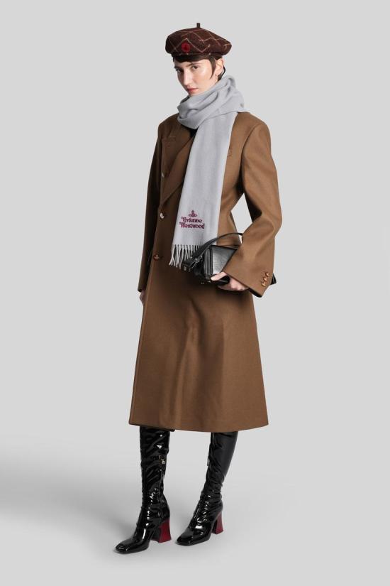 25FW 비비안웨스트우드 코트 429226 3301001N W019Z Brown - VIVIENNE WESTWOOD