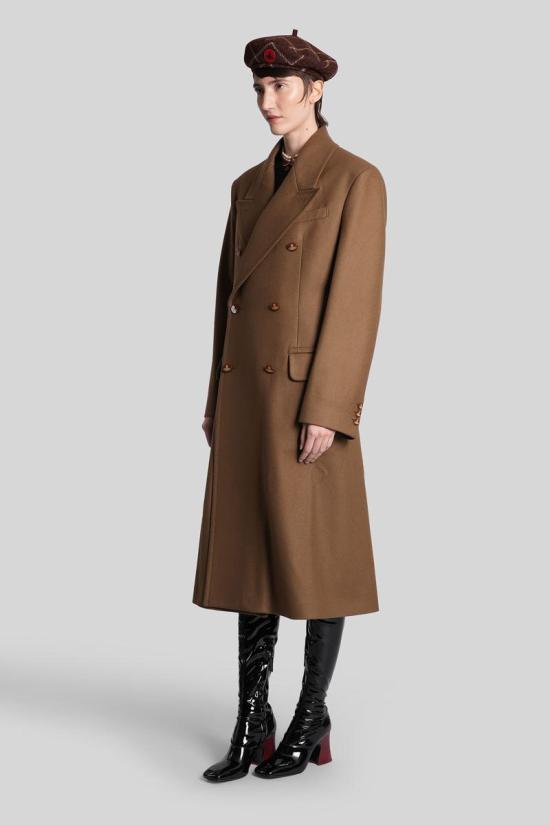 25FW 비비안웨스트우드 코트 429226 3301001N W019Z Brown - VIVIENNE WESTWOOD