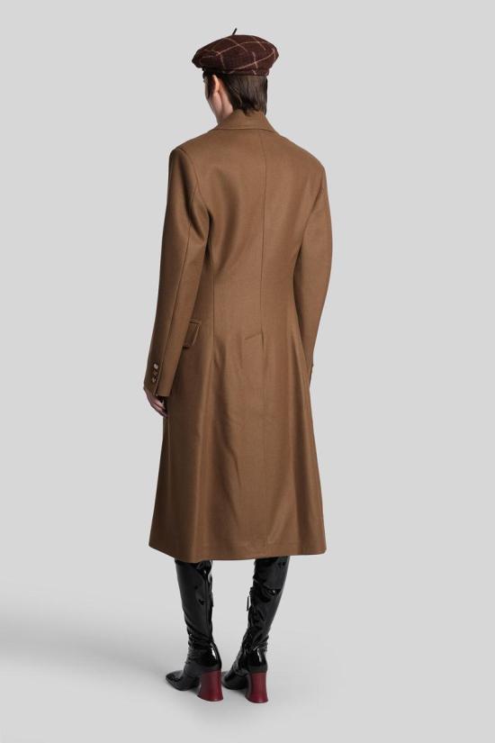 25FW 비비안웨스트우드 코트 429226 3301001N W019Z Brown - VIVIENNE WESTWOOD