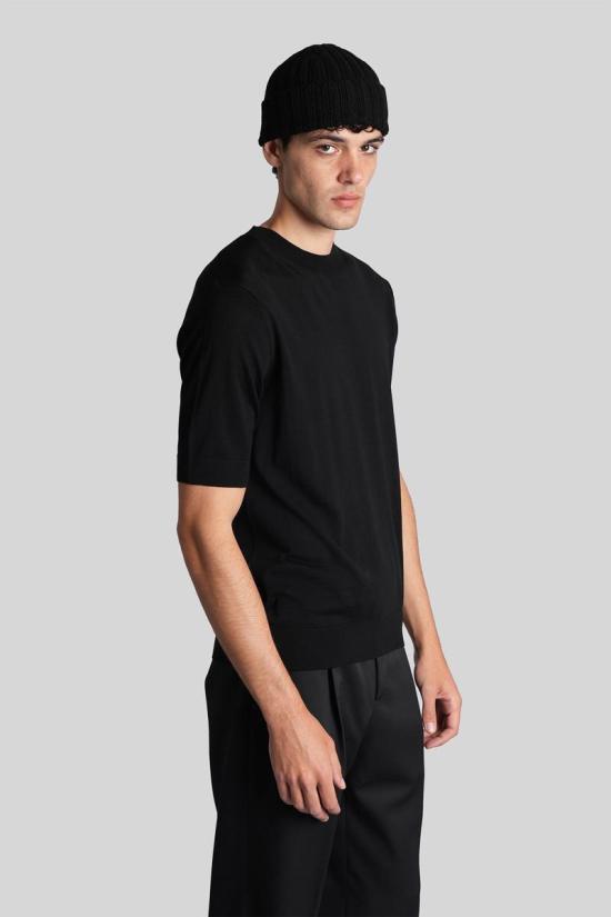 25FW 발렌타인 반팔 티셔츠 427680 B2W067 16W02 Black - BALLANTYNE