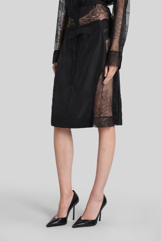 25FW 크리스토퍼에스버 미디 스커트 425666 25024647 Black - CHRISTOPHER ESBER