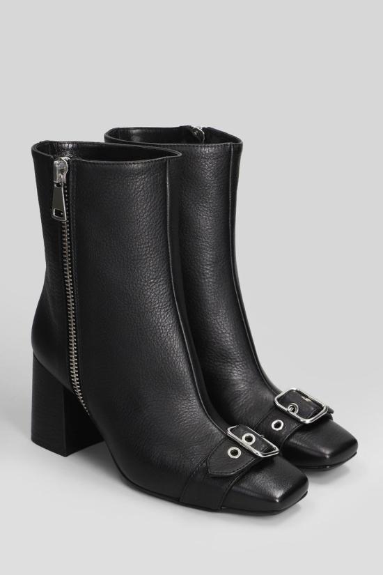 25FW 안나에프 뮬/슬리퍼 428875 9977 Black - ANNA F.