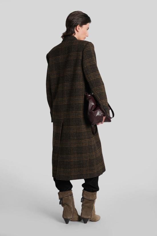 25FW 이자벨마랑에뚜왈 코트 424806 MA0285FA C3D02E BROWN - ISABEL MARANT ETOILE