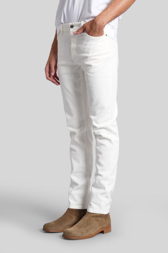 25FW 에르메네질도제냐 데님 팬츠 428123 E8I81 CITY WHITE - ERMENEGILDO ZEGNA